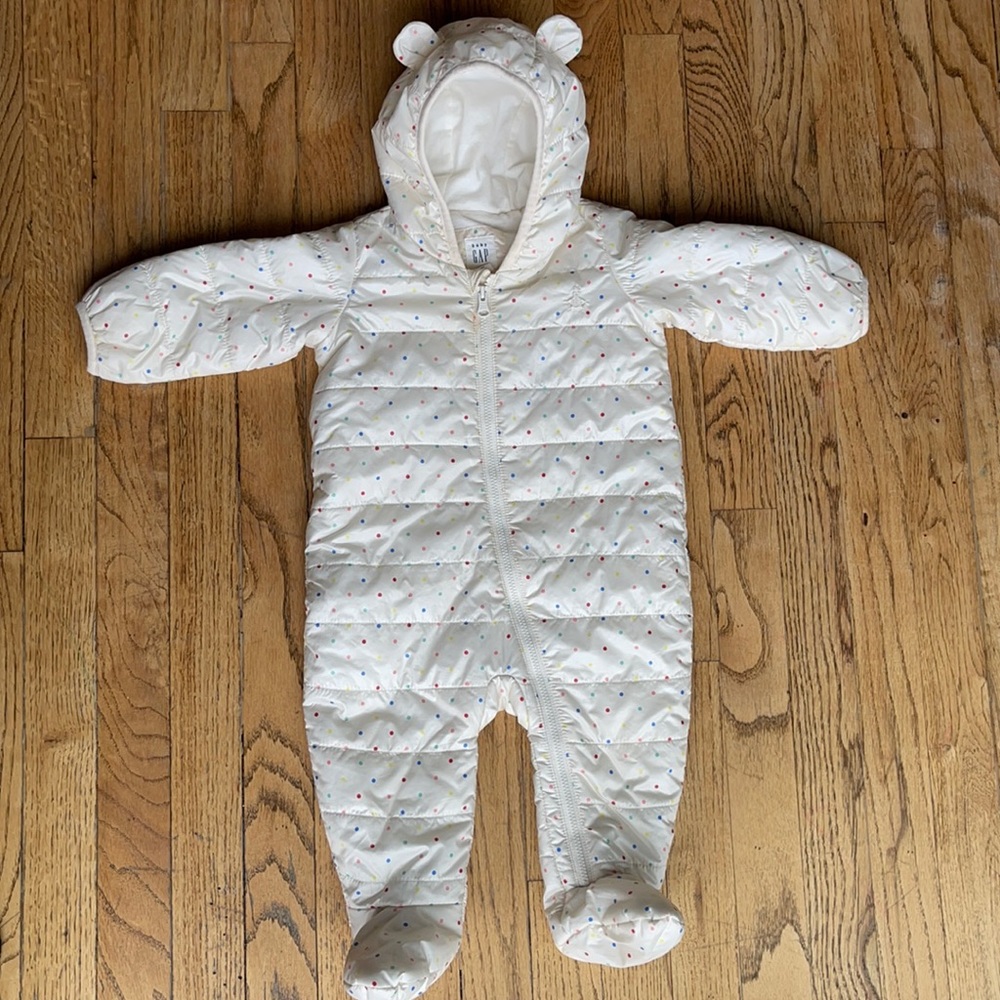 Gap Baby infant snowsuit jacket sz 6-12 months